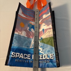 Official Space Needle Seattle Washington Reusable Tote Bag Recycled Plastic