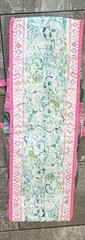 Lilly Pulitzer Reusable Green Leaf And Pink Tote Shopping Bag 22″ x 15″x 7”