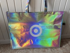 Target 2025 Black Friday Exclusive Iridescent Tote Bag Brand New