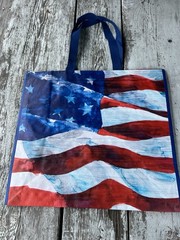 NEW 1 XL TJX Honor our COUNTRY 🇺🇸 FLAG 🇺🇸BAG Patriotic Shopping Gift Bag