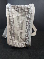 Lululemon Small Gray And White Logo Reusable Shopping Bag Excellent Condition