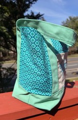 CUSTOM Stylish Trader Joes Mini Canvas Tote -Green, Spring 2026 – Handmade w/tag
