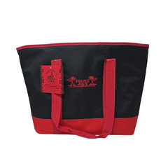 2-Pack Trader Joe’s Insulated Cooler Tote Bags Red Black Grocery Beach Picnic