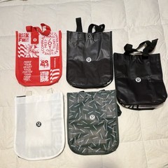 Lululemon Reusable Tote Bags | Lot of 5 Assorted