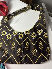 bundle Free People Linen Cloth Lightweight Shopping Tote Bag Multicolor Boho