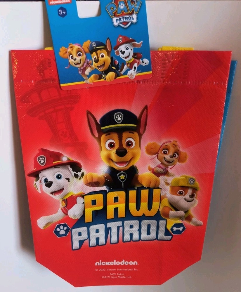 Nickelodeon PAW PATROL 2 Pack Mini Reusable Gift Bags with Handles NEW! 🆓Ship!