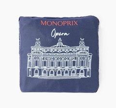 monoprix grocery shopping tote bag reusable france paris Garnier Opera 2026 New