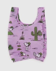 Baggu Standard Baggu, Pink Spike Peanuts Reusable Bag, NEW