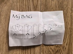 4 PACK Reusable Shopping Bags – “My Bag” Heavy Duty, Washable, Foldable, Vibrant