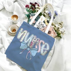 Nurse Tote Bags.Tote Bags for Woman, Gift for Nurses, Reusable Foldable Bags