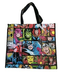 Marvel Hulk & MORE X-Large Black Reusable Shopping Gift Bag with Handle NWOT