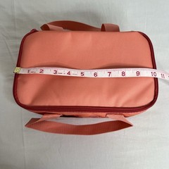 Trader Joes Mini Insulated Bag Peach Lunch Snacks Drinks New