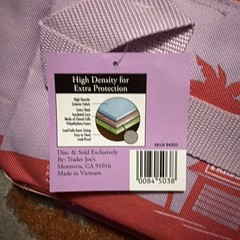 NEW! Trader Joe’s Mini Insulated Bag 1.5 Gallons Pink/Purple-Ships Today!