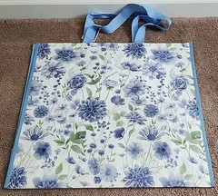 Marshalls – Beautiful Periwinkle Flowers – Large Reusable Shopping Tote Eco Bag
