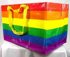STORSTOMMA Large Rainbow Reusable Shopping Bag Recycle LGBT Frakta KVANTING