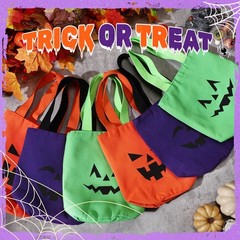 Sunnymove 6 Pack Halloween Trick or 9.4 x 5.9 inches, Purple,Orange,Green