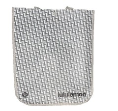 Lululemon Large White And Gray Pattern Reusable Shopping Bag New