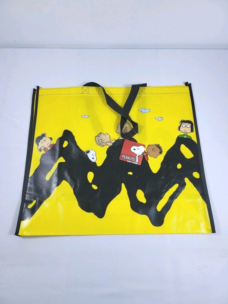 Peanuts Gang New Reusable Shopping Bag Grocery Travel Bag 19.5″x17.5″x7.25″