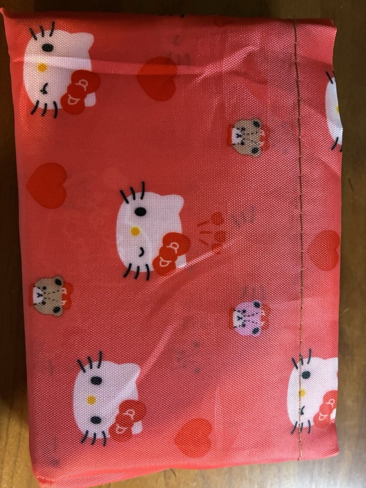 Hello Kitty Portable Foldable Reusable Shopping Shoulder Tote Bag 14x22inch