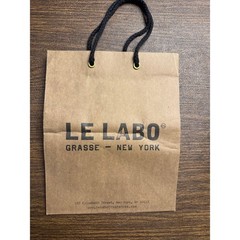 Le Labo Grasse New York Paper Shopping Gift Bag 10 x 8 x 4 in – Brown