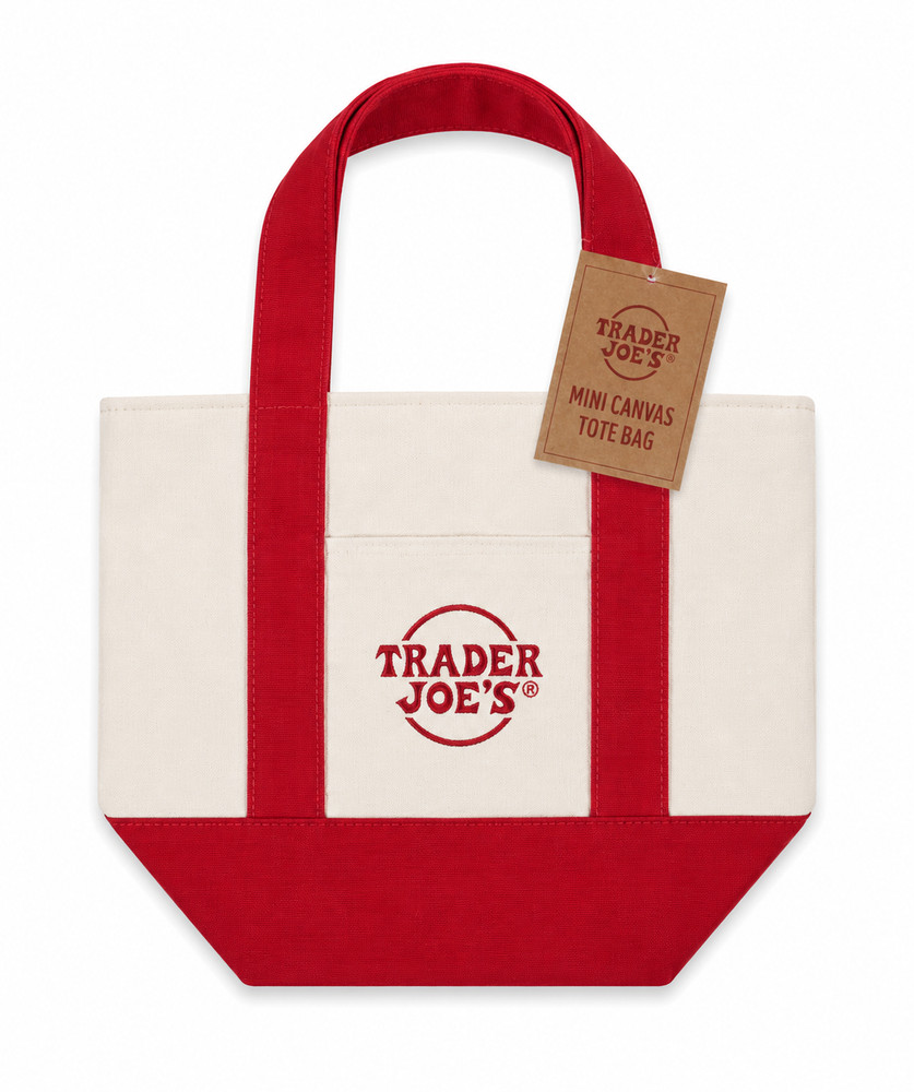 NWT Trader Joe’s Mini Canvas Reusable Tote Bag Select Your Color 20% off w more