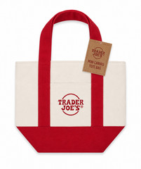 NWT Trader Joe’s Mini Canvas Reusable Tote Bag Select Your Color 20% off w more