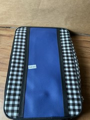 Shopping tote and trolley set BLACK GINGHAM PRINT (NEW)