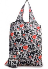 Foldable Reusable Shopping Eco Tote Bag Hawaiian Gifts Aloha Hula Girl Hawaii N