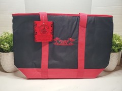 Trader Joe’s Black & Red Large Insulated Tote Bag Cooler Shopping Grocery🔴⚫NEW