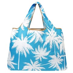 Large Foldable Tote Nylon Reusable Grocery Bags 3 Pack