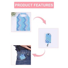 Floral Reusable Grocery Bag Foldable Waterproof Machine Washable Tote 35 PCS