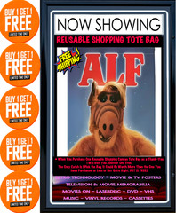 ALF 1980’s Comedy TV Show Reusable Tote Shopping Bag Double Handles Free Post #B