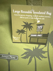 Trader Joe’s Large Reusable Insulated Olive Green Grocery Bag Travel Sport NWT