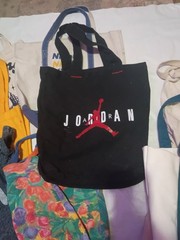 Huge Canvas Bag Tote Bag Shopping Bag Lot Nike Barnes & Noble Trader Joe’s