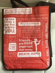 Lululemon Red Manifesto Reusable Shopping Bag Small