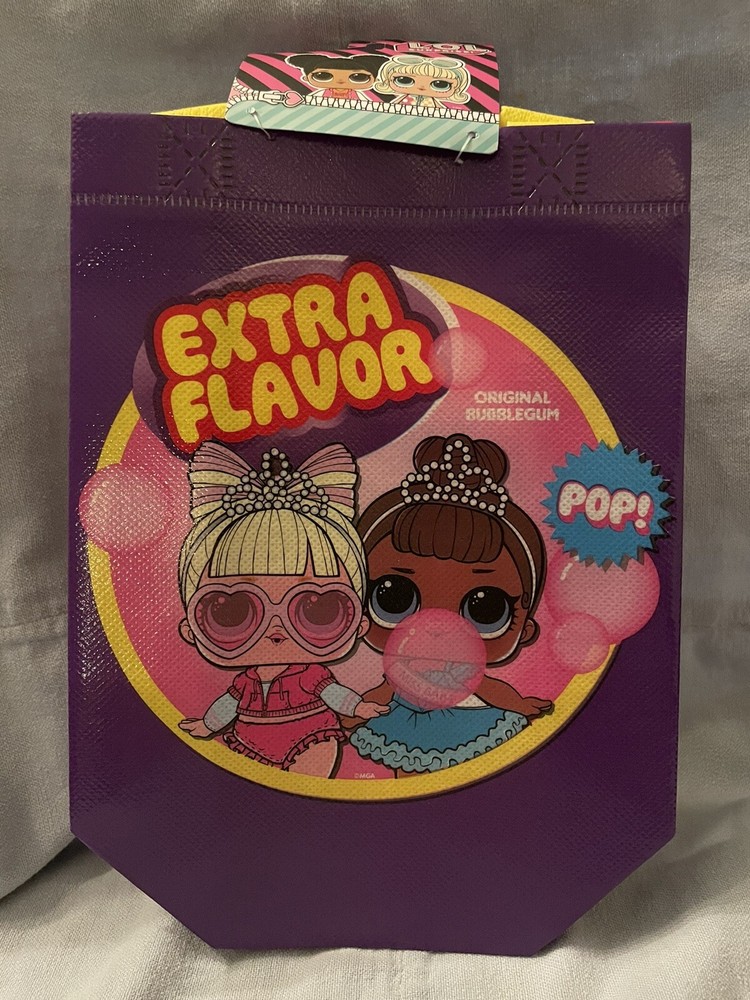 NEW L.O.L. Surprise 2 Pack Mini Reusable Halloween Bags w/ Handles Pink/Purple