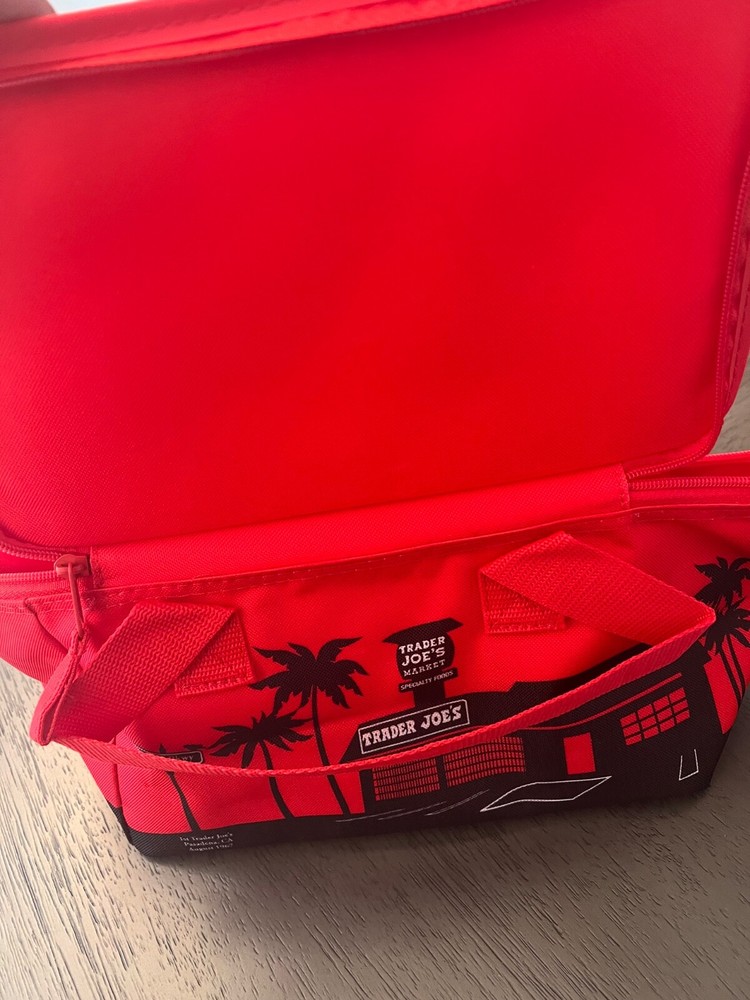 Trader Joe’s Red Mini Insulated Lunch Bag 1.5 gallons