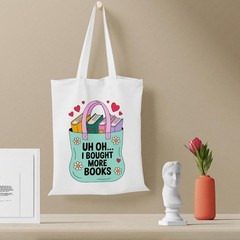 Book Lovers Gifts Canvas Tote Bag, Bookish Gifts Tote Bag for Women Reading L…