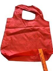 Reusable eBay Open 2024 Nylon Shopping Tote Bag NWOT Foldable Red