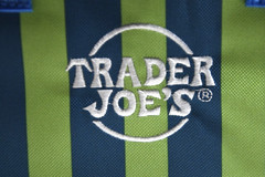 NWT Trader Joe’s Striped Mini Insulated Bag Lunch Blue & Green Limited Ed. 2026