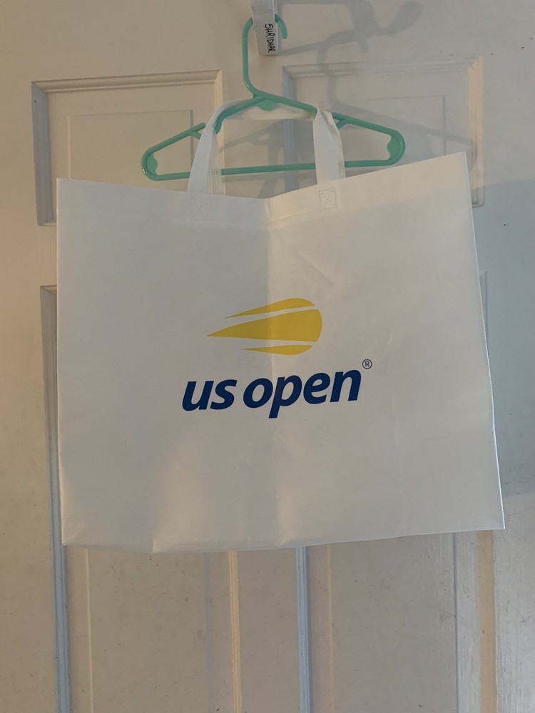 US Open Reusable Shopping Bag, Large, White