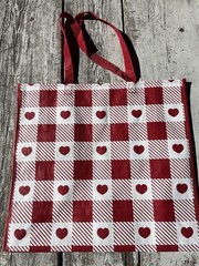 Valentine Themed Reusable Shopping/Gift/Tote Bags Hearts ❤️ Love – BURLINGTON