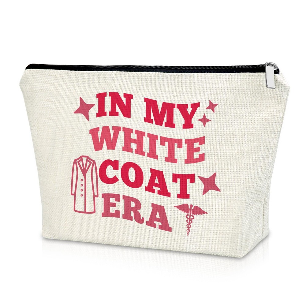 White Coat Gifts for Women Makeup Bag Nurse Ceremony IN MY WHITE COAT ERA