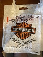 Lot Of 8 Genuine Harley Plastic Gift Shopping Bags Different Sizes