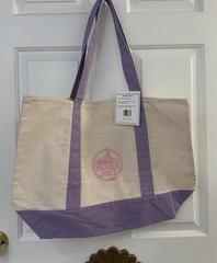 Trader Joe’s Tote – Spring 2026 Light Purple Limited Full Size Canvas Tote – NWT