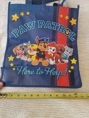 Nickelodeon Paw Patrol 2020 Grocery / Toy Carry Tote Bag Blue – New with tags