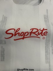 Lot of 7 ShopRite Farmers Market Reusable White/Red Shopping Bag