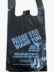 Watson Distributing 12 X 7 X 22 Black Ldpe Plastic Bag 2.25Mil Reusable 200/Case