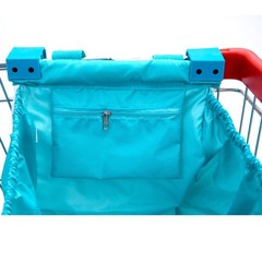 3-Pack Reusable Universal Cart Bag + Base Board (Teal)