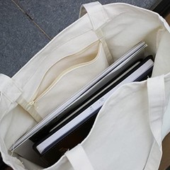 Aesthetic Canvas Tote Bag with Inner Pockets Cute Cloth Tote Bags Soul Flowers